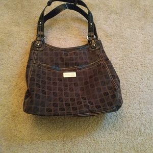 H&M nine&CO. By nine West Black Checkered Purse.